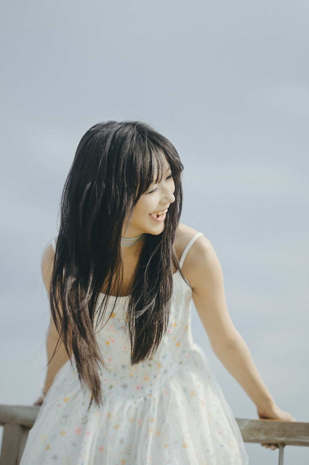 Portrait of a young woman smiling