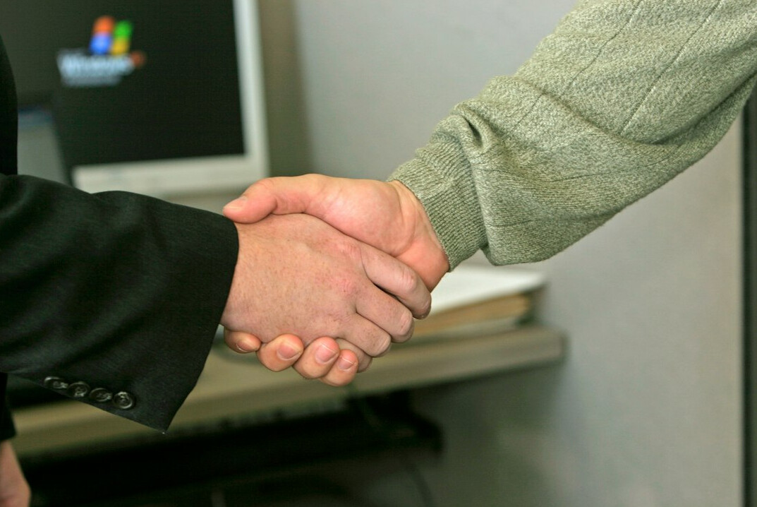 successful business handshake